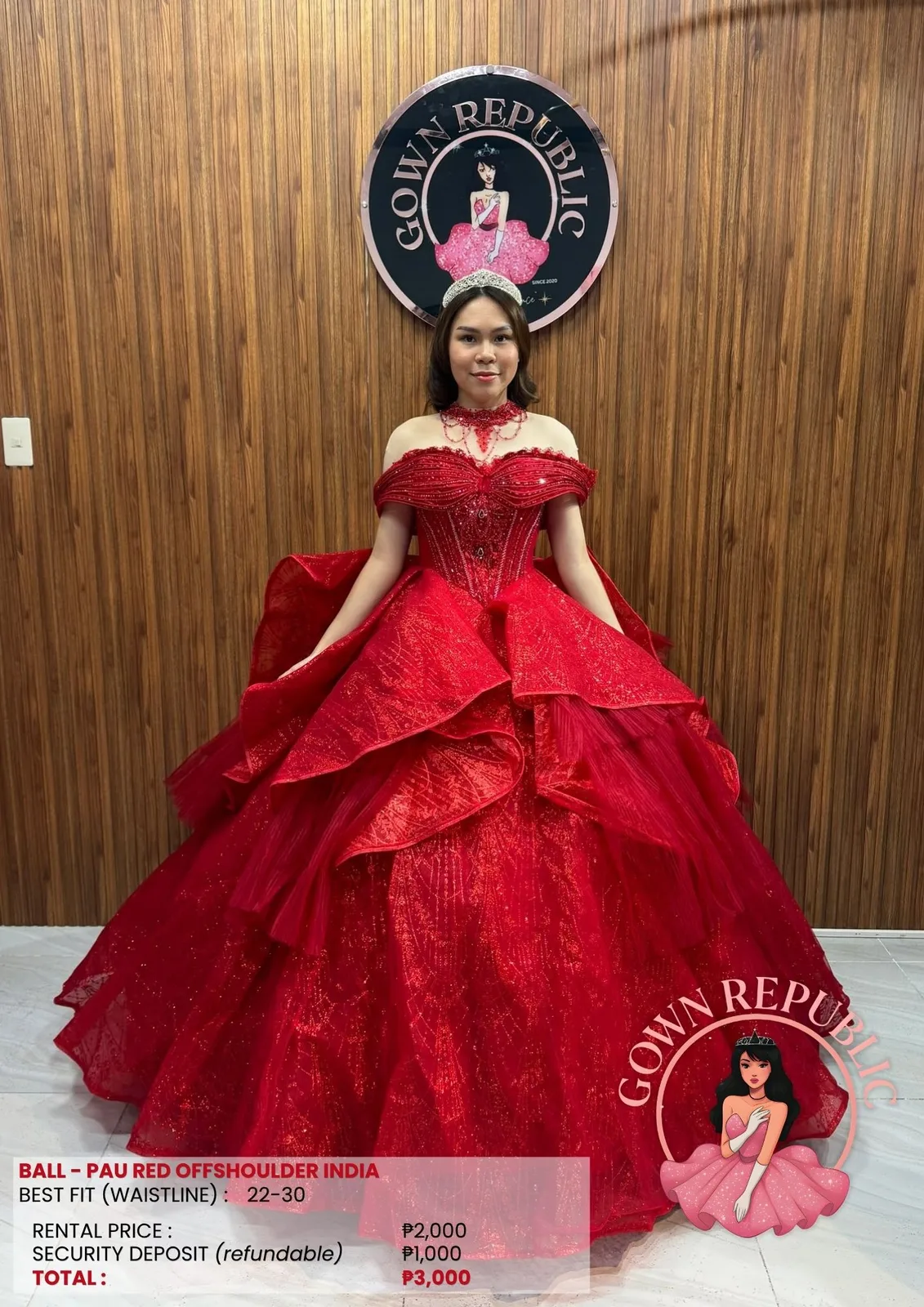 Ball Gowns: Red 220